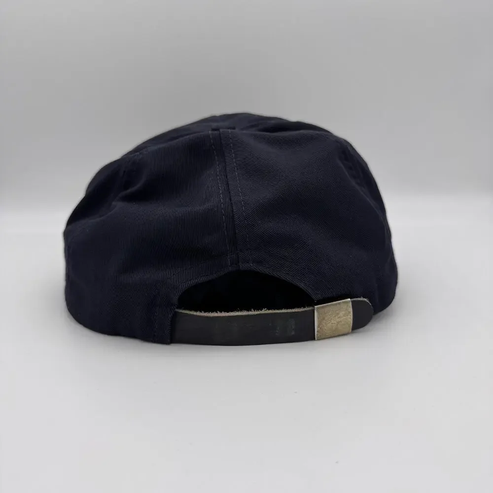 Vintage Eagle Aviation Hat Cap Strap Back Navy Rope Helicopter Logo 90s Dun Mor